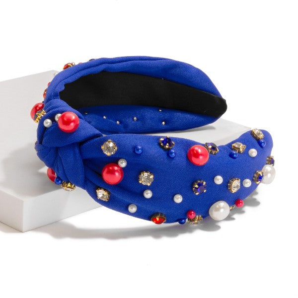 Americana Knotted Headband