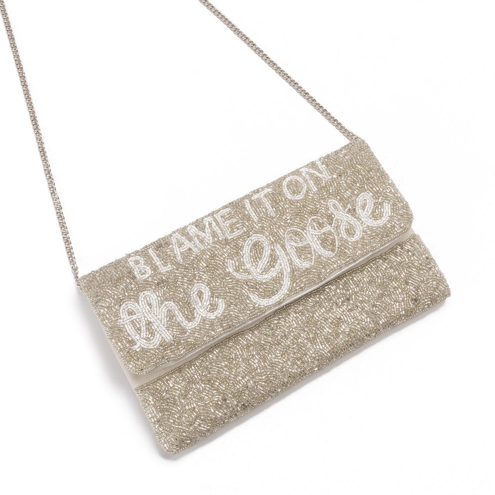 "Blame it on the Goose" Beaded Handbag