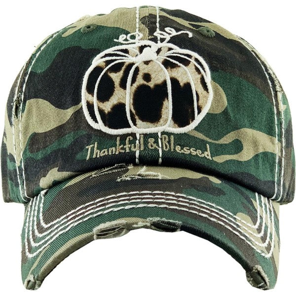 Thankful & Blessed Vintage Baseball Cap - 724422